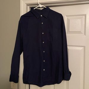 Gap long sleeve navy button down